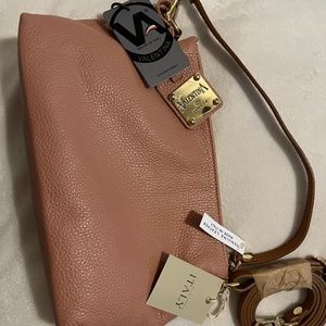 Valentina Italia Leather Crossbody Purse